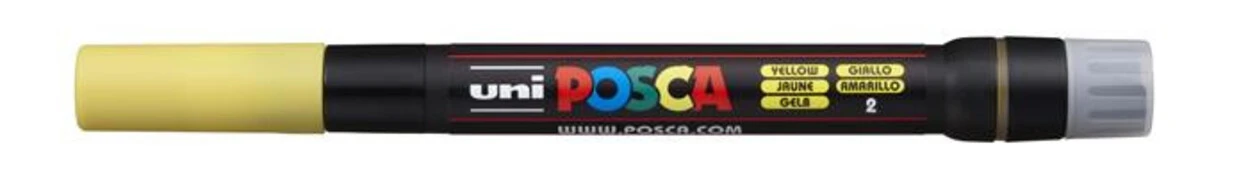  Ecsetirón, UNI "Posca PCF-350", sárga akciós termékkép 1