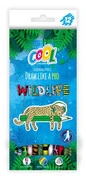  Színes ceruza készlet, háromszögletű, COOL BY VICTORIA "Wildlife", 12 különböző szín akciós termékkép 1