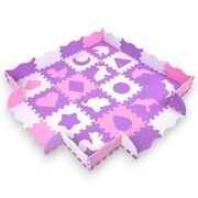 Habszivacs puzzle szőnyeg védőfallal inSPORTline Burgino 30,5x30,5x1 cm, 36 db akciós termékkép 1