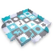 Szivacs puzzle Játszómatrac védőfallal inSPORTline Smarfino 30,5x30,5x1 cm, 36 db akciós termékkép 1