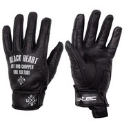 Bőr nyári motoros kesztyű W-TEC Black Heart Darios fekete M termék 2. képe