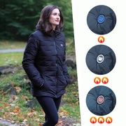 Női fűthető kabát W-TEC HEATborg Lady  fekete  XXS termék 2. képe