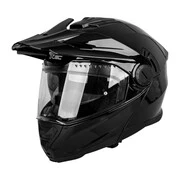 Flip-up enduro bukósisak W-TEC Biscaia P/J fényes fekete XS (53-54) akciós termékkép 1