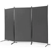 Mobil térelválasztó 260x180cm, szürke akciós termékkép 1