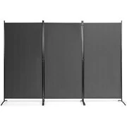 Mobil térelválasztó 260x180cm, szürke termék 2. képe
