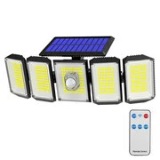 5 paneles forgatható 300 LED-es szolár lámpa akciós termékkép 1