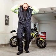 Motoros esőruha W-TEC Smedava fekete-fluo S termék 2. képe