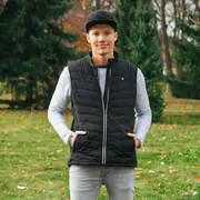 Férfi fűthető mellény W-TEC HEATstem  fekete  XS akciós termékkép 1
