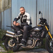 Férfi motoros farmer W-TEC Kancelor szürke S termék 2. képe