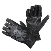 Bőr motoros kesztyű W-TEC Black Heart Skull Gloves  fekete  S akciós termékkép 1