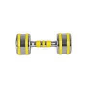 Króm súlyzó inSPORTline Yellsteel 6 kg termék 2. képe
