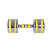 Króm súlyzó inSPORTline Yellsteel 9 kg termék 2. képe