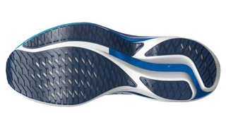 Mizuno Wave Rider 28 White/Estate Blue/Mugen Blue futócipő termék 2. képe