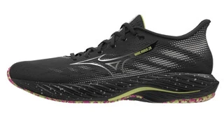 Mizuno Wave Rider 28 Black/Silver/Sunny Lime futócipő akciós termékkép 1