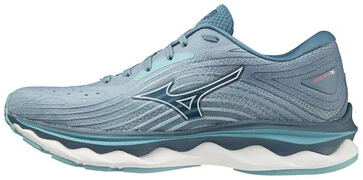 Mizuno Wave Sky 6 Blue Shadow / White / Milky Blue futócipő akciós termékkép 1