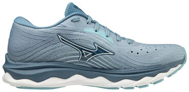 Mizuno Wave Sky 6 Blue Shadow / White / Milky Blue futócipő termék 2. képe