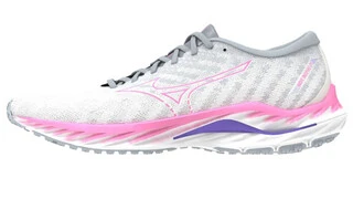 Mizuno Wave Inspire 19 SWhite/H-VPink/Ppunch futócipő akciós termékkép 1