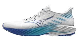 Mizuno Wave Rider 28 White/Mugen Blue/River Blue futócipő akciós termékkép 1