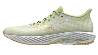 Mizuno Wave Rider 28 Neo Lime/Flax/MIZUNO Snow White futócipő akciós termékkép 1