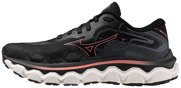 Mizuno Wave Horizon 7 Black/Dubarry/Nimbus Cloud futócipő akciós termékkép 1