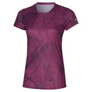 Mizuno Graphic Tee / Magenta Haze futópóló akciós termékkép 1