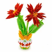 Origami 3D - Cserepes virág termék 2. képe