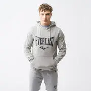 Kapucnis pamut pulóver, Everlast, szürke Everlast akciós termékkép 1