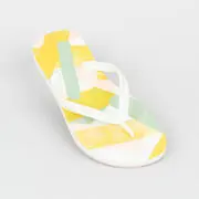 Lány flipflop papucs - 190 Aquastripes Olaian akciós termékkép 1