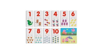 Peppa Malac baby puzzle - számok termék 2. képe