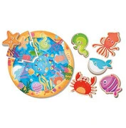 Montessori baby puzzle - tengeri állatok termék 2. képe