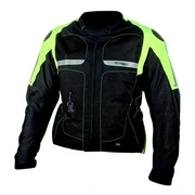 Nyári airbag kabát Helite Vented Hi-Vis Fekete-Neon Sárga S akciós termékkép 1