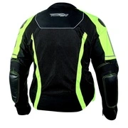 Nyári airbag kabát Helite Vented Hi-Vis Fekete-Neon Sárga S termék 2. képe