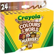 Crayola - A világ színei bőrszínű filc 24 féle akciós termékkép 1