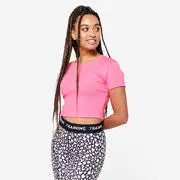 Női fitnesz crop top póló, 520-as Domyos akciós termékkép 1