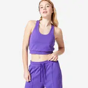 Női fitnesz ujjatlan crop top - 520-as Domyos akciós termékkép 1