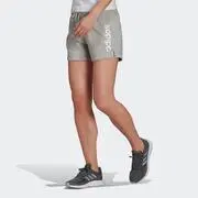 Női rövidnadrág fitnesz edzéshez, szürke Adidas akciós termékkép 1
