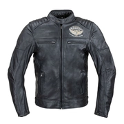 Motoros bőrkabát W-TEC Black Heart Wings Leather Jacket  S  fekete termék 2. képe