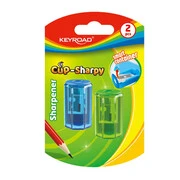  Hegyező 1 lyukú tartályos 2 db/bliszter Keyroad Cup Sharpy vegyes színek akciós termékkép 1
