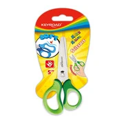  Olló 13 cm tompa fejű Keyroad Soft Grip vegyes színek akciós termékkép 1