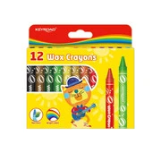  Zsírkréta készlet 11x100 mm 12 db/bliszter Keyroad Wax Crayon vegyes színek akciós termékkép 1