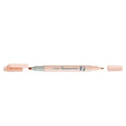  Szövegkiemelő kétvégű 1/3,5mm, vágott és kúphegyű, Pentel pasztell narancssárga akciós termékkép 1