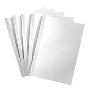 Hőkötő borító, A4, 25mm, 120-250lapig 10 db/doboz, Bluering® fehér akciós termékkép 1