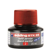  Tinta utántöltő táblamarkerhez 25ml, Edding BTK25 piros akciós termékkép 1
