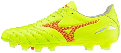 Mizuno Morelia Neo IV Pro MD Safety Yellow/Fiery Coral 2/Safety Yellow focicipő akciós termékkép 1