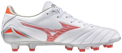 Mizuno Morelia Neo IV Pro MD White/Radiant Red/ Hot Coral focicipő termék 2. képe