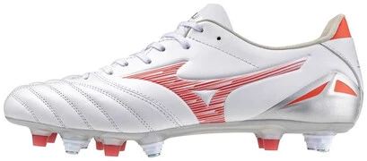 Mizuno Morelia Neo IV Pro Mix White/Radiant Red/ Hot Coral focicipő akciós termékkép 1