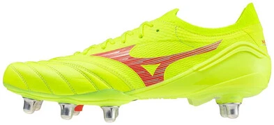 Mizuno Morelia Neo IV Elite SI Safety Yellow/Fiery Coral 2/Safety Yellow focicipő akciós termékkép 1