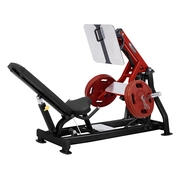 Láberősítő edzőgép Steelflex Plateload Line PLLP fekete-piros akciós termékkép 1