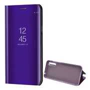 Huawei Y8p, Oldalra nyíló tok, hívás mutatóval, Smart View Cover, lila (utángyártott) akciós termékkép 1