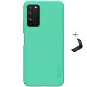 Huawei Honor X10 5G, Műanyag hátlap védőtok, stand, Nillkin Super Frosted, menta akciós termékkép 1
